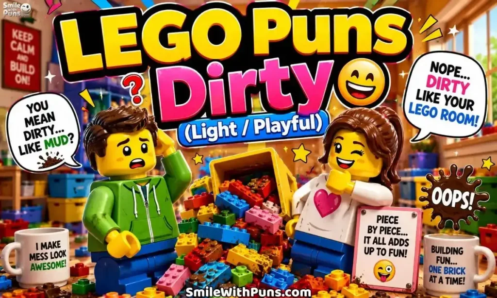 LEGO Puns Dirty (Light Playful)