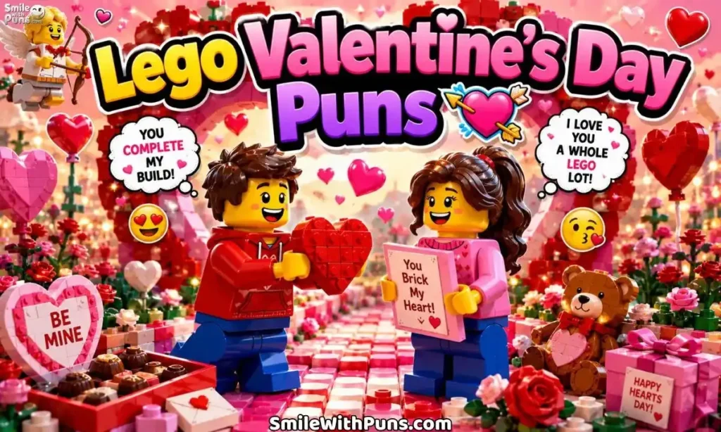 Lego Valentine's Day Puns