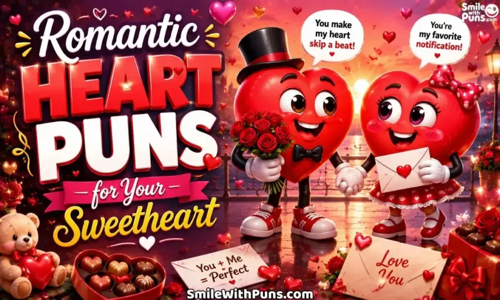 Romantic Heart Puns for Your Sweetheart