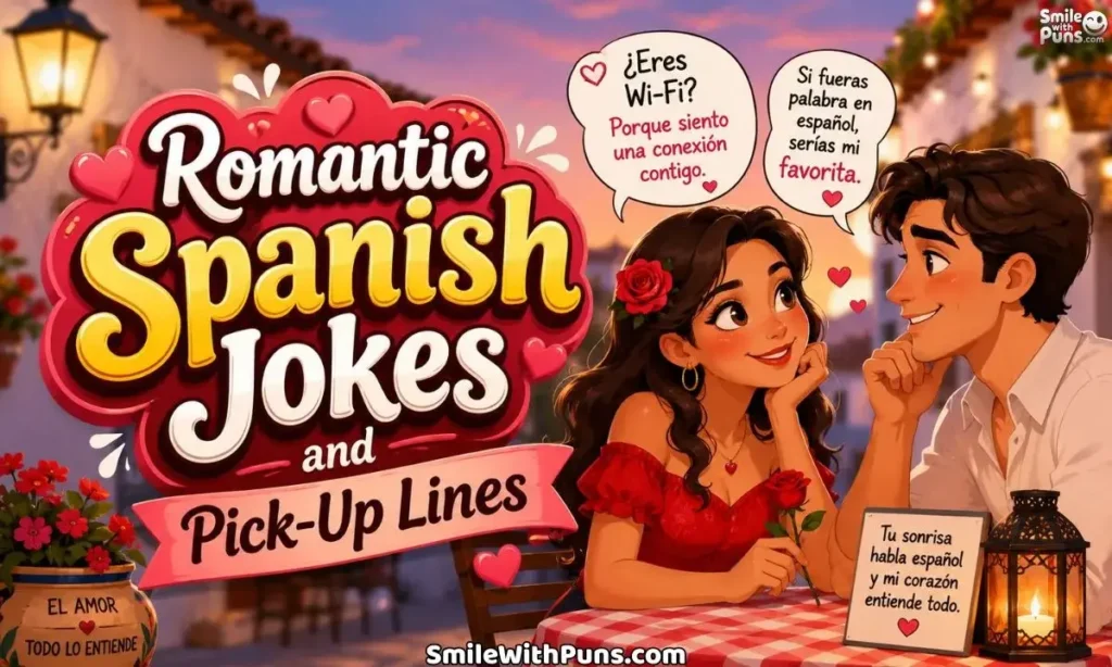 Romantic Spanish Jokes and Pick-Up Lines