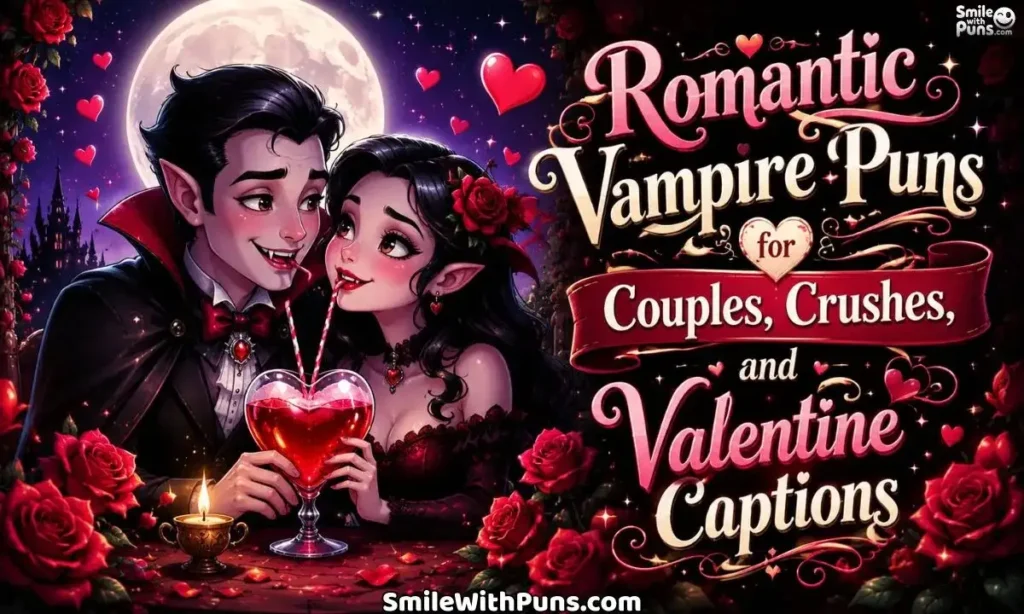 Romantic Vampire Puns for Couples and Crushes