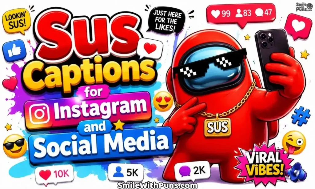 Sus Captions for Instagram and Social Media