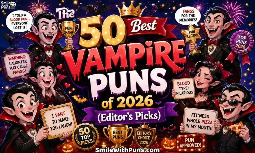 The Best Vampire Puns of 2026