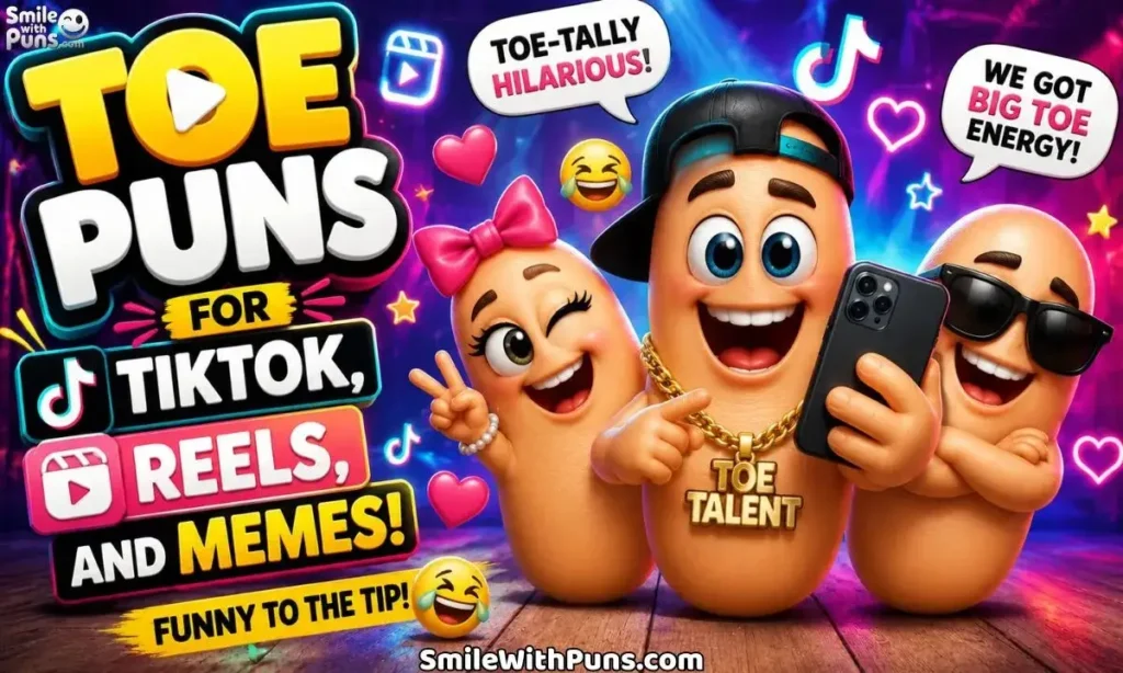 Toe Puns for TikTok, Reels, and Memes