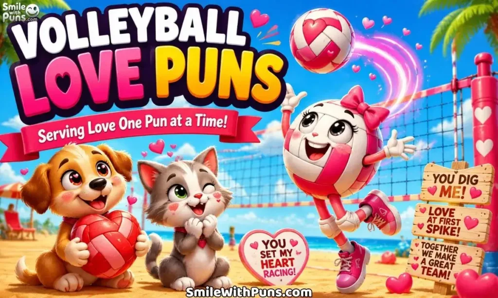 Volleyball Love Puns