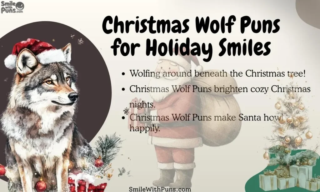 Christmas Wolf Puns for Holiday Smiles