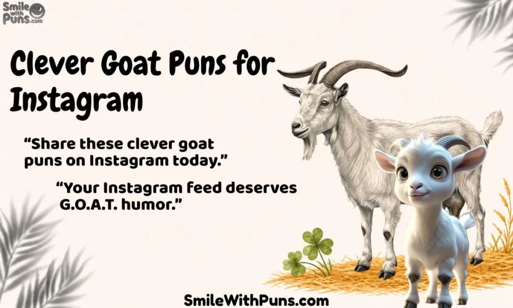 Clever Goat Puns for Instagram