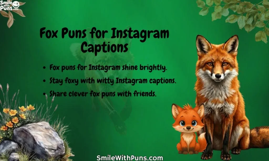 Fox Puns for Instagram Captions