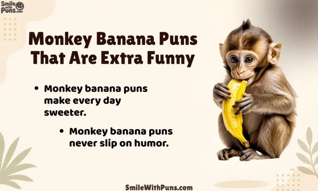 Monkey Banana Puns That Are Extra Funny