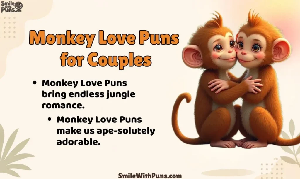 Monkey Love Puns for Couples