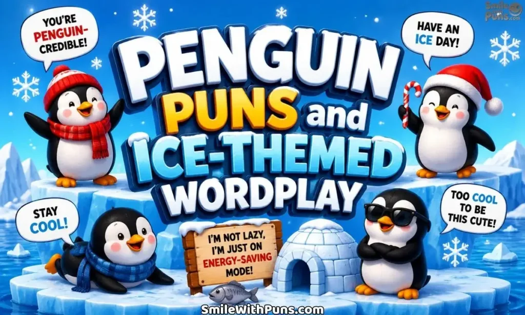 Penguin Puns and Ice-Themed Wordplay