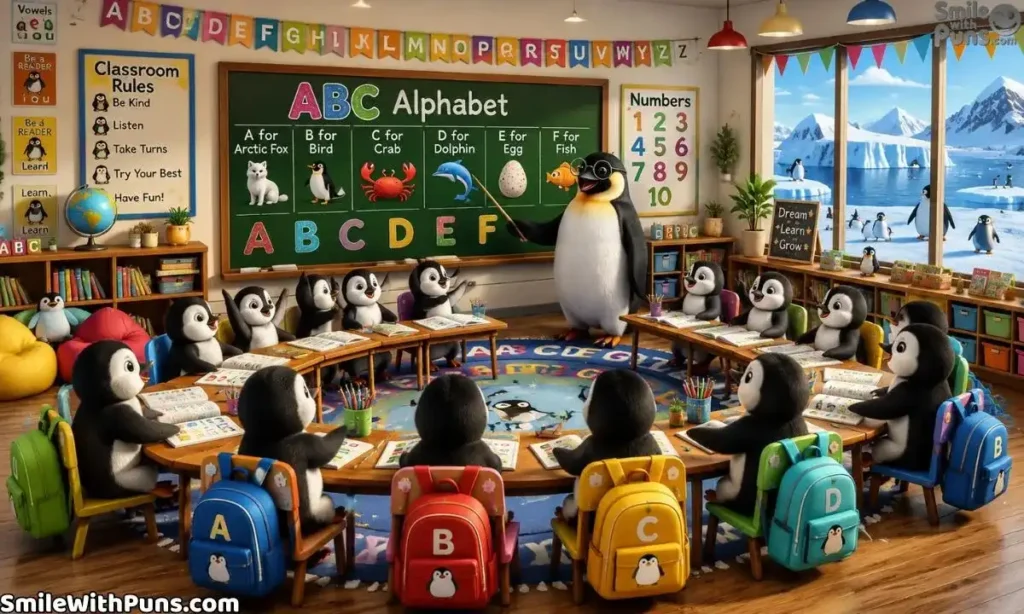 Penguin Puns for Teachers and Classrooms