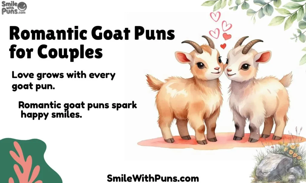 Romantic Goat Puns for Couples