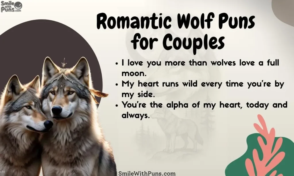 Romantic Wolf Puns for Couples