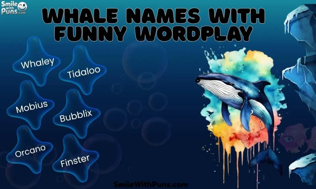 Whale Names with Funny Wordplay